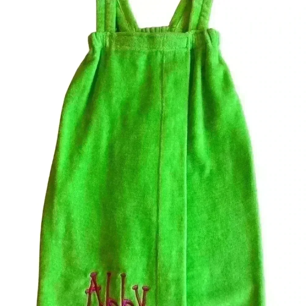 Spa Wrap Pool Swim Beach Shower Bath wrap Size Small Size 4-6 Monogrammed Abby
